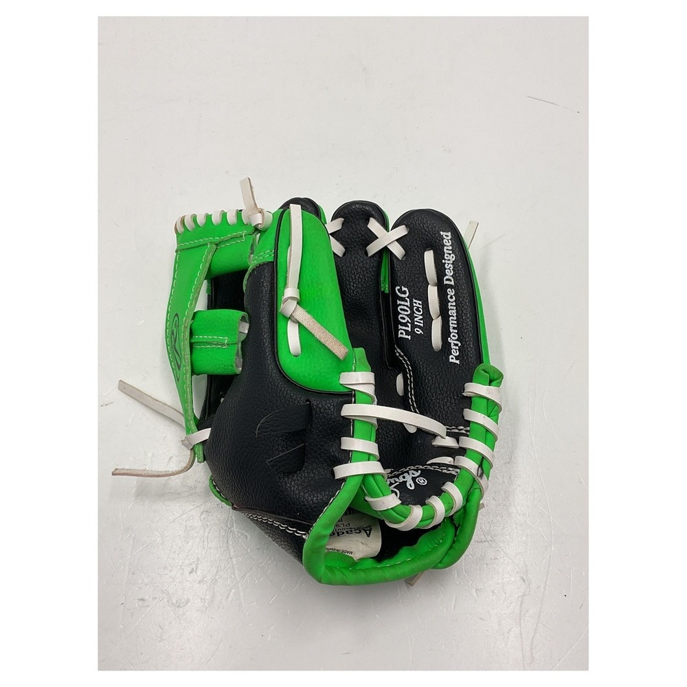 Rawlings Players Series Youth Baseball Glove 9" Black‎ Green